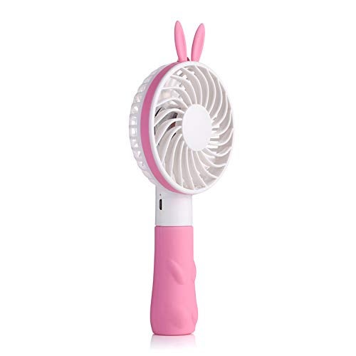 Geeky Portable Princess Rabbit Styled Rechargeable Handheld Fan (Pink) - Image 4