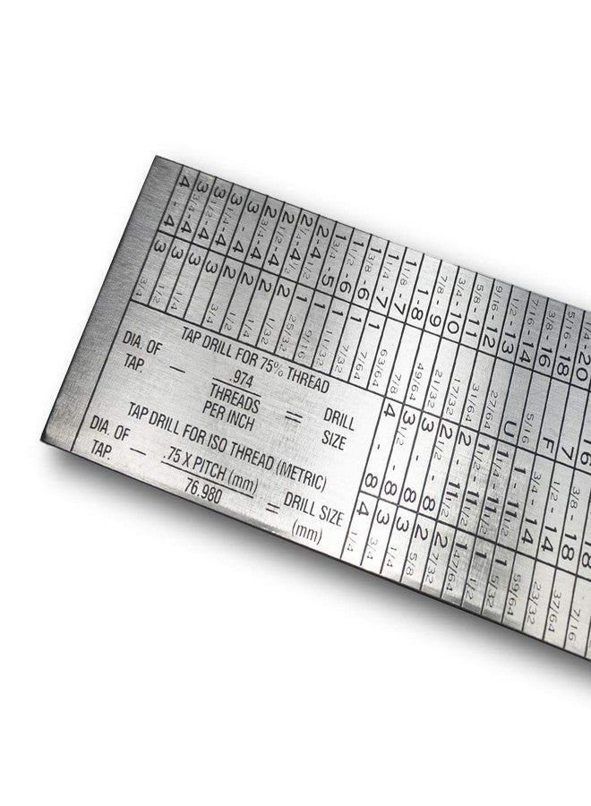 General Tools 715 Tap and Drill Reference Table - Image 4
