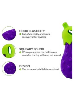 Generic Interactive Squeaky Dog Chew Toy for Teeth Cleaning and Entertaining Small and Medium Dogs and Puppies - Durable and Safe  - Image 3