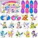 Celltestria 12Pcs Prefilled Easter Eggs with Unicorn Building Blocks for Kids Easter Animals Buildings for Egg Hunt Basket Stuffers Easter Unicorn Toys for Boy Girl Party Favors Classroom Prizes - Image 2