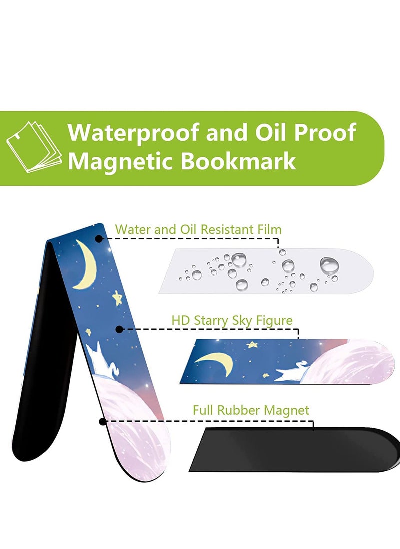 Generic 8 pcs Magnetic Bookmarks, Magnet Page Markers Assorted Page Clips Book Markers for Students Teachers Book Lovers Book Club Library  - Image 3