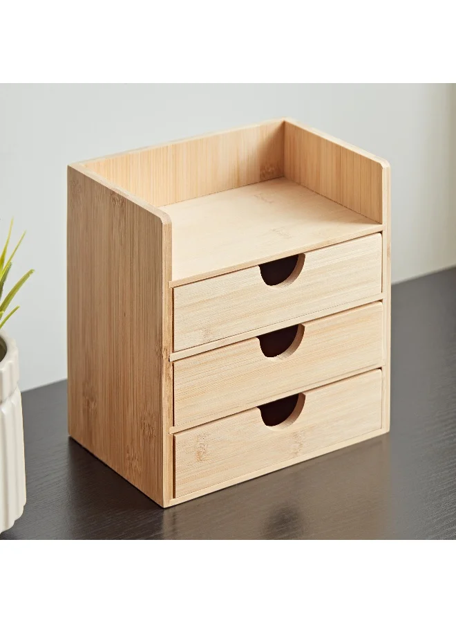 Home Box Natura 4 - Tier Mini Desk Organiser