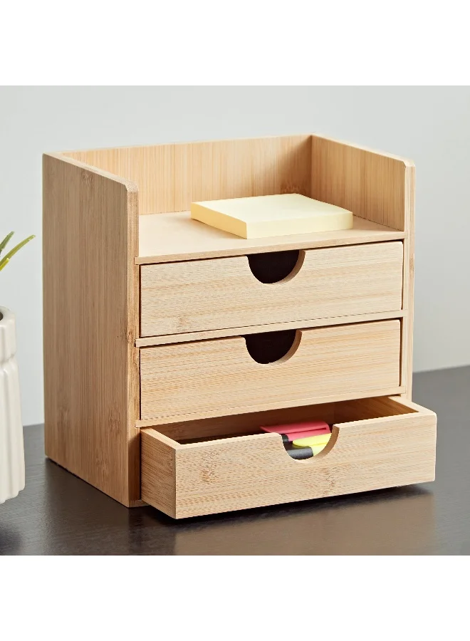 Home Box Natura 4 - Tier Mini Desk Organiser