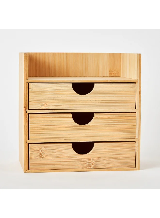 Home Box Natura 4-Tier Mini Desk Organiser
