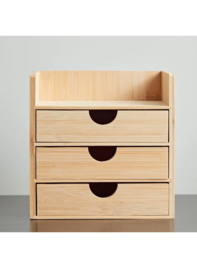 Home Box Natura 4-Tier Mini Desk Organiser