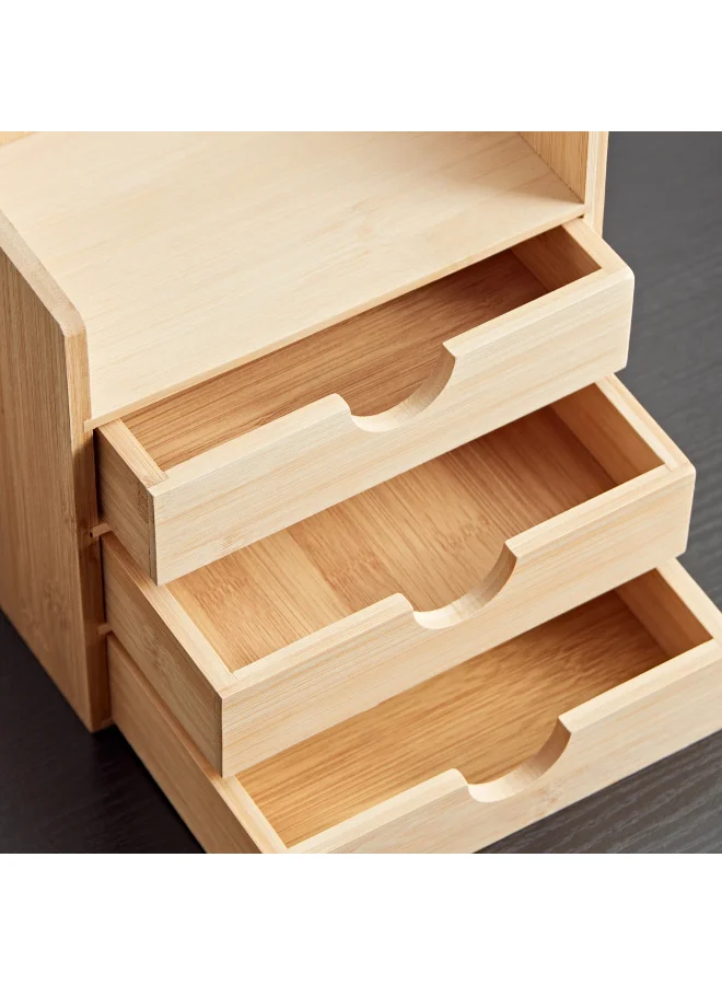 Home Box Natura 4-Tier Mini Desk Organiser