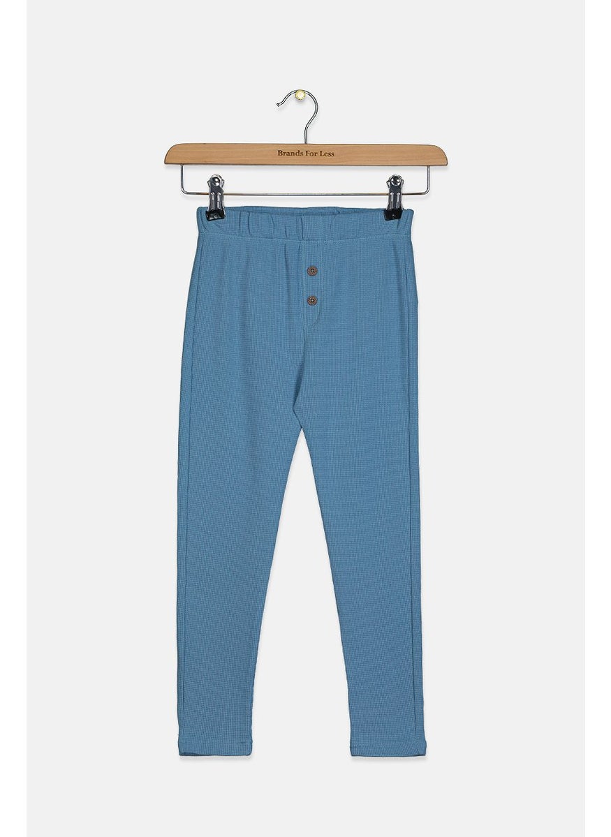 Tchibo Toddlers Girl Jersey Trouser Pants, Blue  - Image 1
