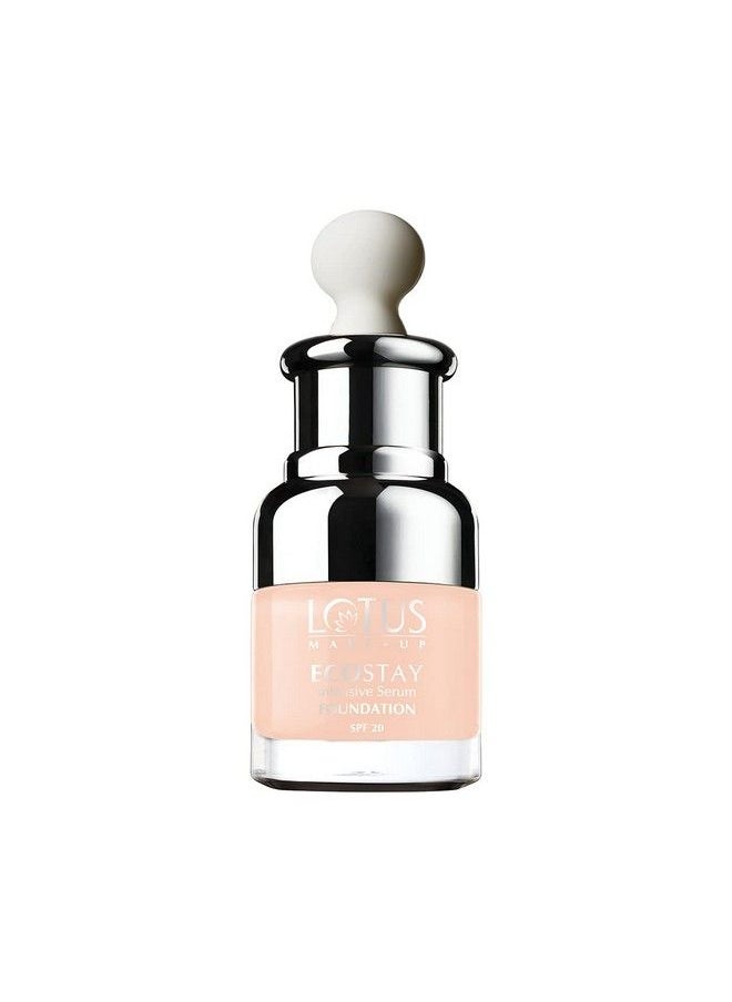 Lotus Makeup Ecostay Intensive Serum Foundation Sheer Finish Snow Nude 20Ml  - Image 2