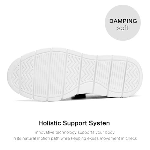 Luogoks Mens Mesh Sneakers Oxfords Lace-Up Lightweight Casual Walking Shoes Fashion Sneakers Shoes - Image 5