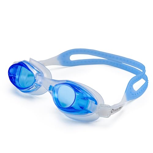 Solpro Clear Wave Unisex Adult Swimming Goggles for Women,Men,Boys,Girls,Teenagers,Athletes,Swimmers For Training,Competition in Swimming Pool,Beach,Water Sport, Park & Activties (Blue) - Image 1