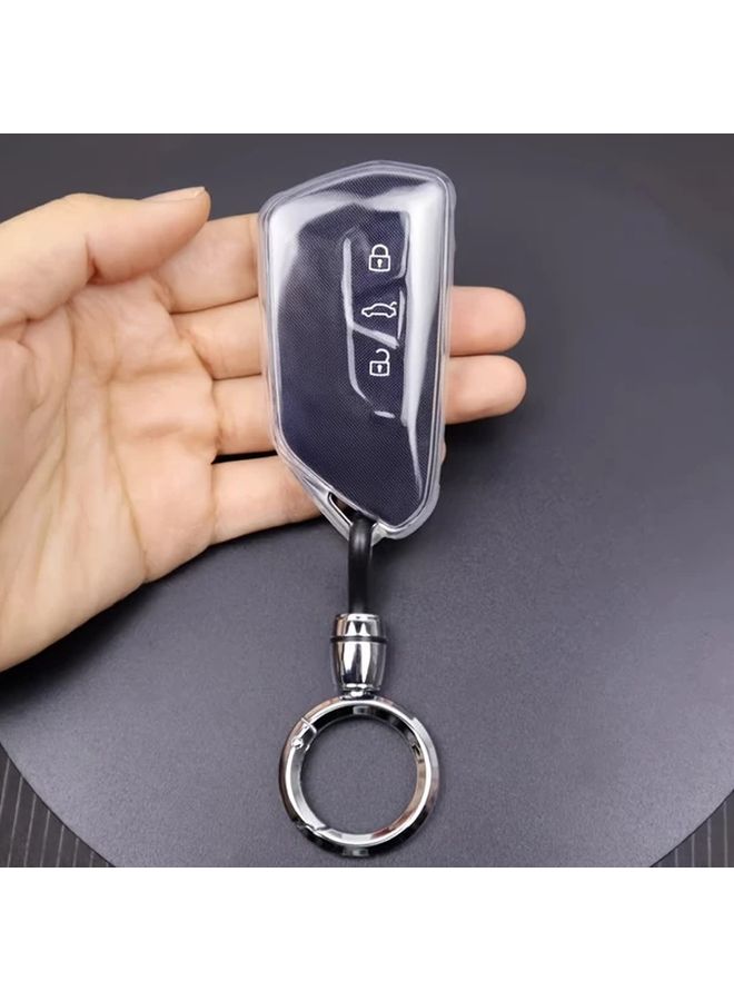 Durable Scratch Resistant Car Key Cover For ID4 ID6 ID7 Black Single Shell - Image 5