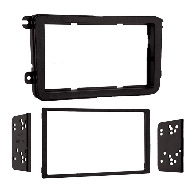 METRA Metra95-9011B Double DIN Mount Kit for 2005-Up Volkswagen Vehicles, (Matte black)  - Image 1