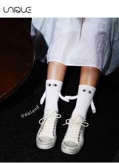 Unique Socks, Holding Hands Couple Socks Magnetically Attract the Same Type of Tube Cotton Socks Men and Women Trend Personality, Couple Socks  - Image 5