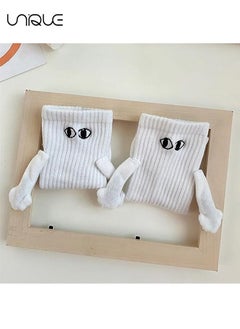 Unique Socks, Holding Hands Couple Socks Magnetically Attract the Same Type of Tube Cotton Socks Men and Women Trend Personality, Couple Socks  - Image 2