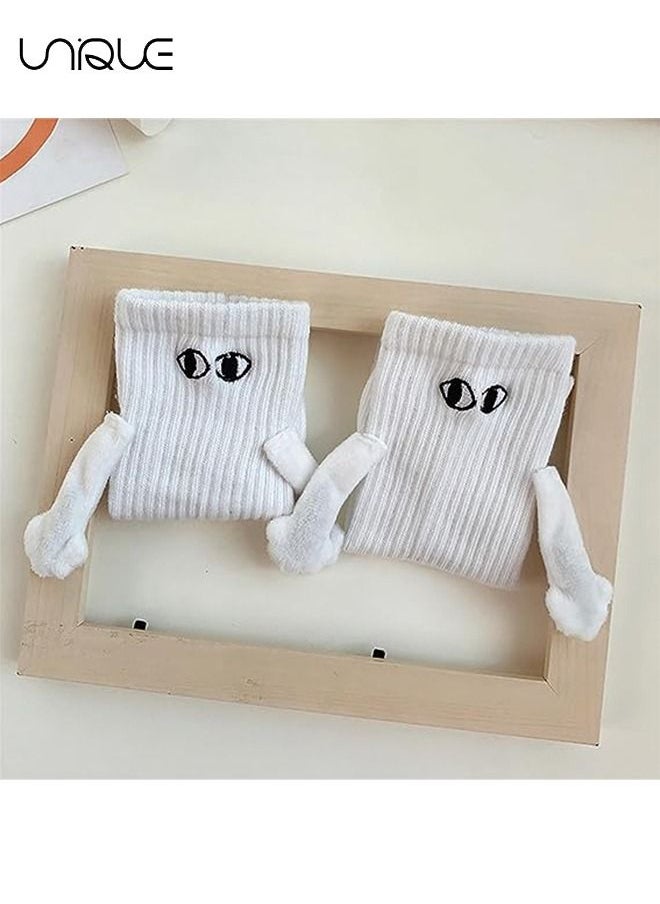 Unique Socks, Holding Hands Couple Socks Magnetically Attract the Same Type of Tube Cotton Socks Men and Women Trend Personality, Couple Socks  - Image 2