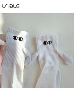 Unique Socks, Holding Hands Couple Socks Magnetically Attract the Same Type of Tube Cotton Socks Men and Women Trend Personality, Couple Socks  - Image 3