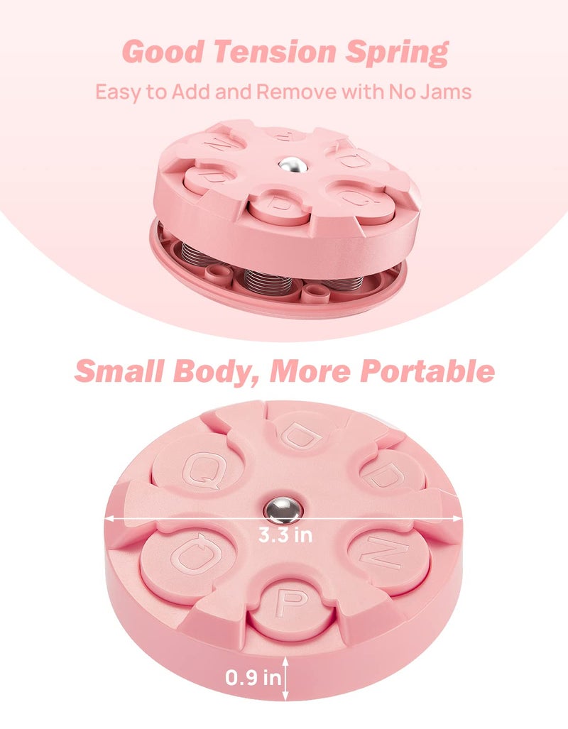JOYTUTUS Coin Holder, Portable Coin Change Organizer, Universal Coin Storage Coin Holder for Car, Wallets, Pockets (Pink) - Image 3