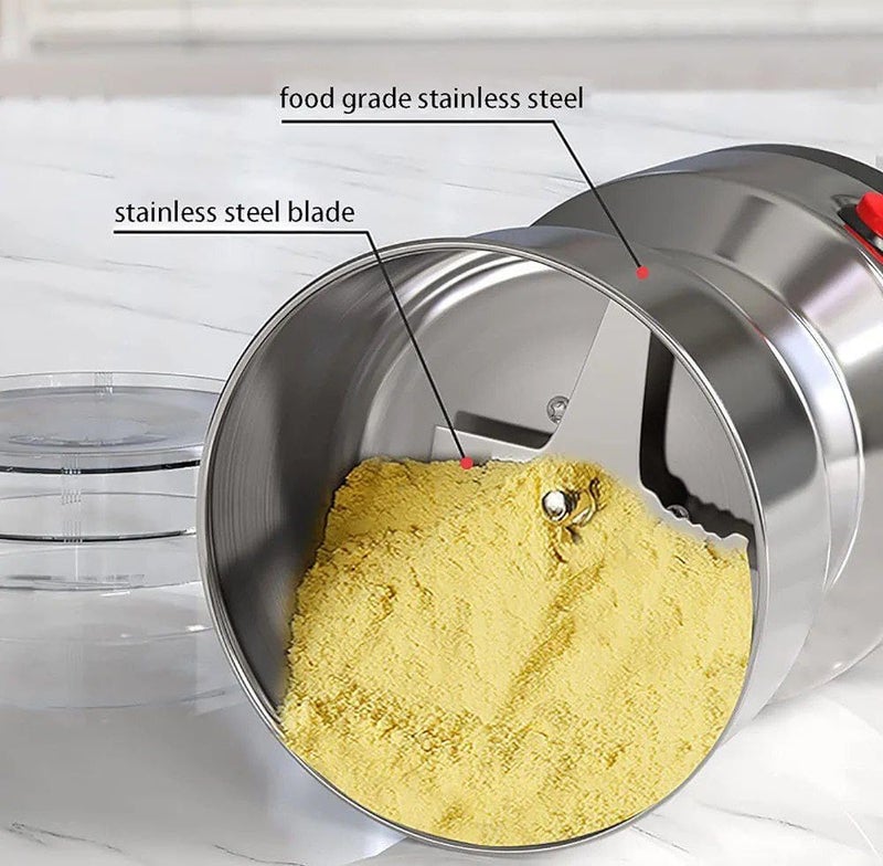 Home electric grinder for grinding different types of grains, nuts, beans, spices and seeds - multi - purpose grain grinder - Image 4