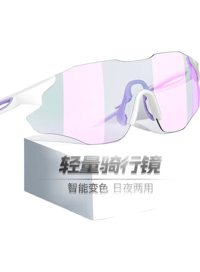 CAPONI Color-Changing Cycling Glasses Women Outdoor Mountain Running Sports Sunglasses Day And Night Dual-Use Sunglasses Uv Protection Sunscreen - Image 3