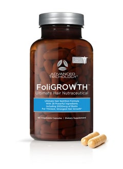 Advanced Trichology Advanced Trichology FoliGROWTH™ Hair Growth Supplement for Thicker Fuller Hair | Approved by the American Hair Loss Association, Revitalize Thinning Hair, Backed by 20 Years of Experience in Hair Loss  - Image 1