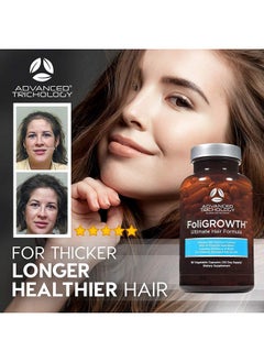 Advanced Trichology Advanced Trichology FoliGROWTH™ Hair Growth Supplement for Thicker Fuller Hair | Approved by the American Hair Loss Association, Revitalize Thinning Hair, Backed by 20 Years of Experience in Hair Loss  - Image 3
