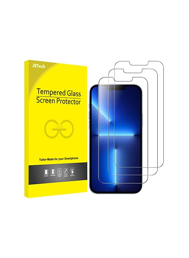 Jetech Screen Protector for iPhone 13 Pro Max 6.7-Inch, Tempered Glass Film, 3-Pack - Image 2