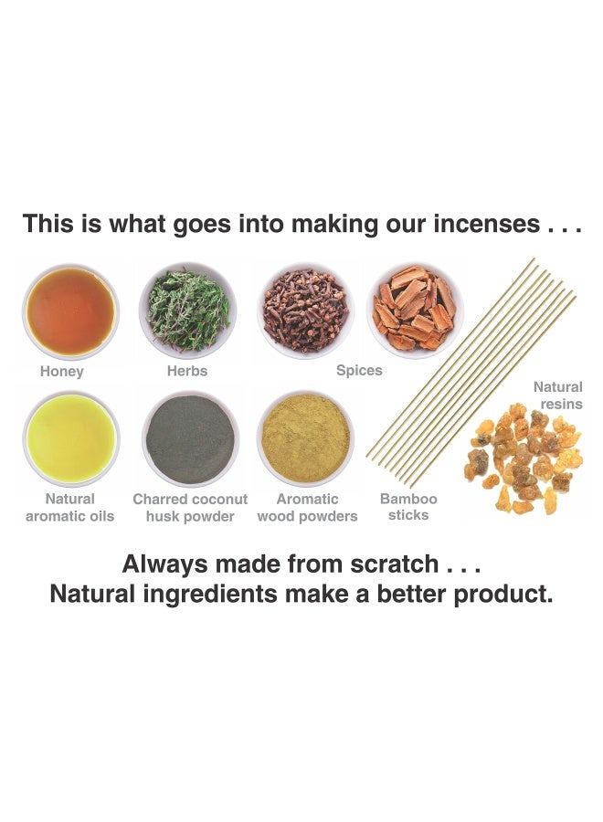 Sandalwood Incense Sticks 100 Grams Low Traditional Incense Sticks Made From Scratch Never Dipped - Image 2