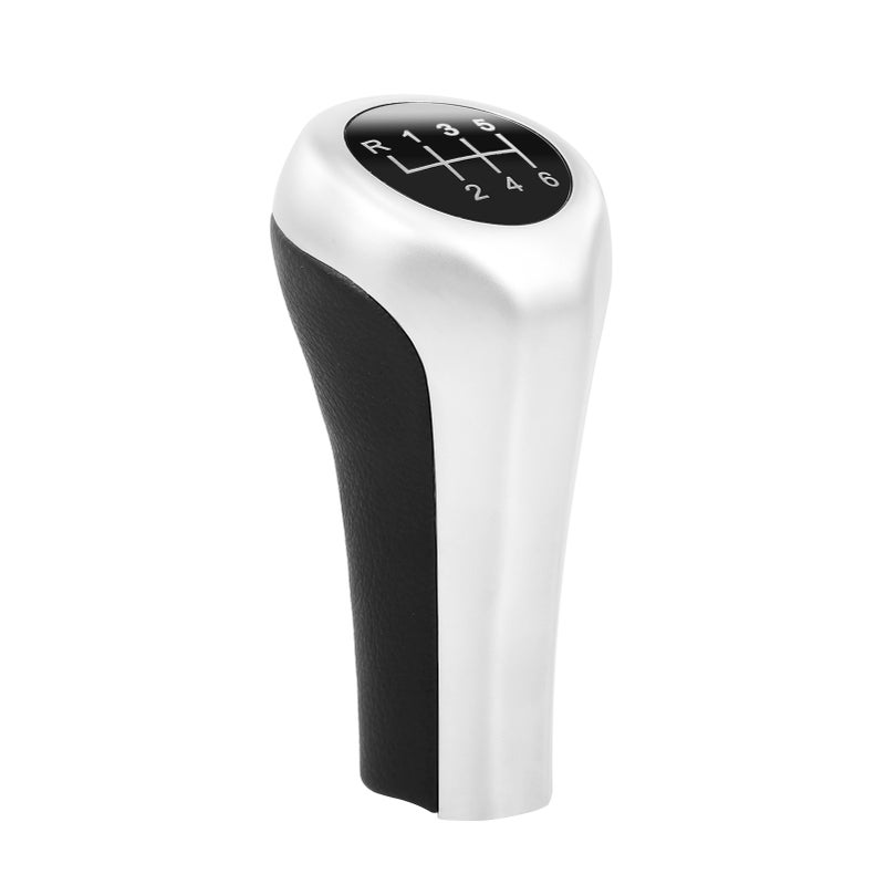 6 Speed Gear Stick Shift Knob, 25117566267 Car Auto 6-Speed Gear Shifter Knob Head Universal Replacement for BMW E46 E90 E91 E92 X1 X3 X5 - Image 3