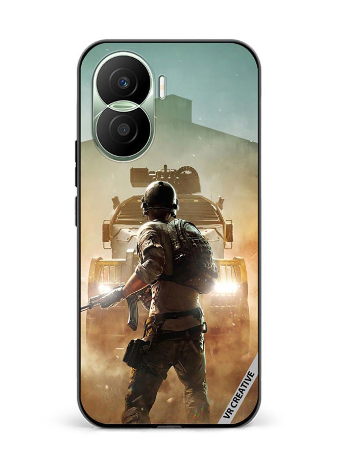 VR CREATIVE Protective Case Cover For Honor Play7T Pro Pubg Design Multicolour - Image 1