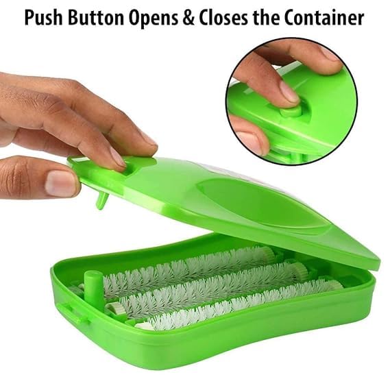 AMGZLE AMGZLE Plastic Cleaning Handheld 3 Roller Carpet Roller Brush Dust Crumb Collector for Car Seats Table Linen Sofas Floor Tablecloth Pet Hair Dedusting Curtains  - Image 2