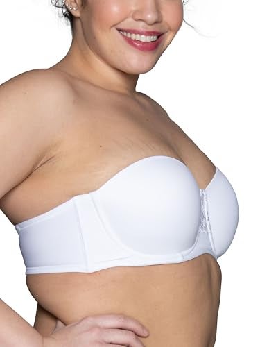 Vanity Fair womens Beauty Back Smoothing Strapless (34b - 44dd) Bra, Star White, 44C US - Image 2