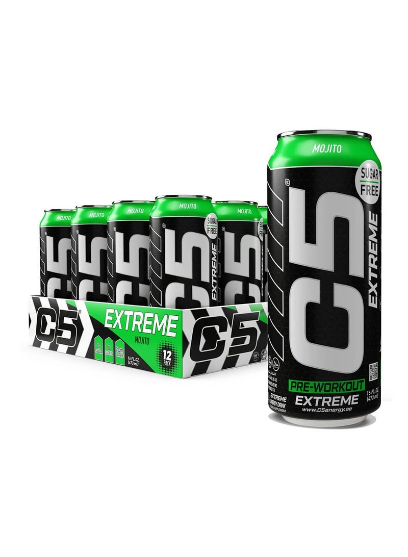 C5 EXTREME Zero Sugar Mojito 473ml Pack of 12 - Image 1