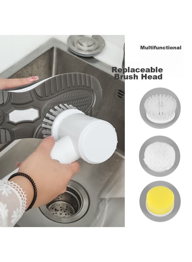 Mengting Electric Cleaning Brush, Lazy Shoe Brush, Pot Brush, Dish Brush, Multi-functional Bathroom Brush, 201194 - Image 4