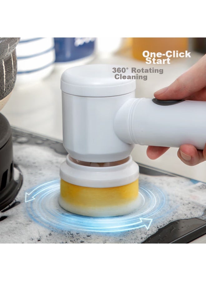 Mengting Electric Cleaning Brush, Lazy Shoe Brush, Pot Brush, Dish Brush, Multi-functional Bathroom Brush, 201194 - Image 2