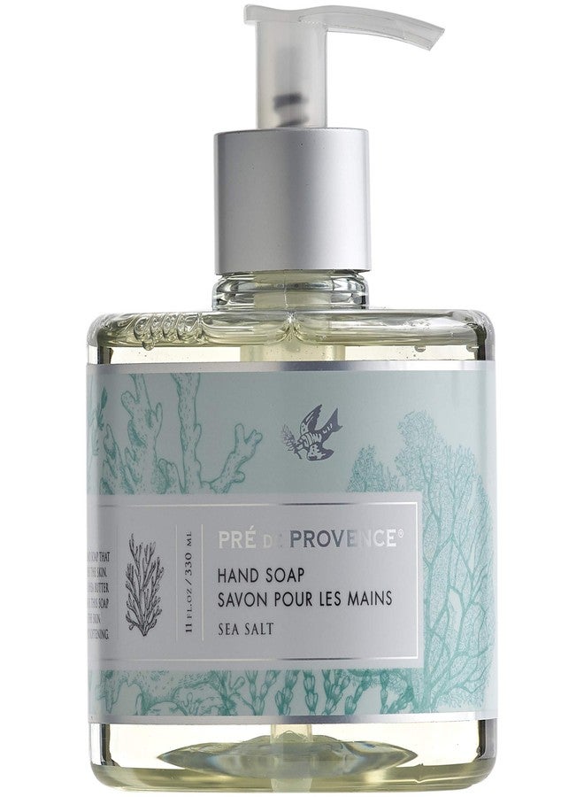 Pre de Provence Collection Liquid Hand Soap, Sooths & Softens while Cleansing, Enriched with Shea Butter, Vitamin E & Glycerin, Soft & Soothing, 11 fl oz, Sea Salt - Image 1
