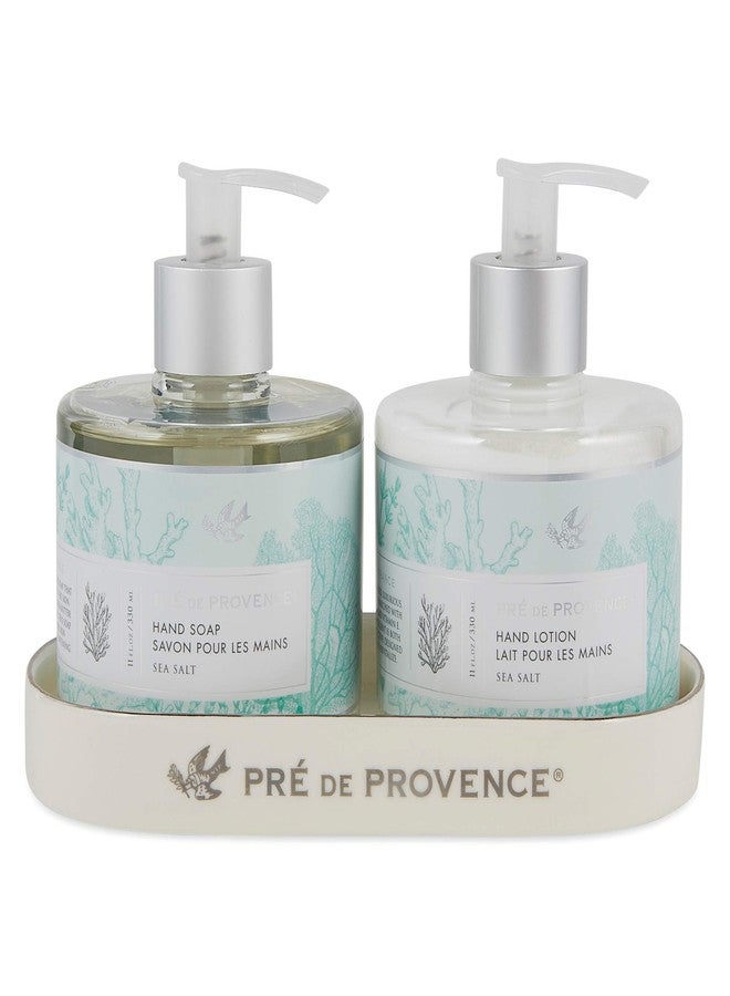 Pre de Provence Collection Liquid Hand Soap, Sooths & Softens while Cleansing, Enriched with Shea Butter, Vitamin E & Glycerin, Soft & Soothing, 11 fl oz, Sea Salt - Image 3