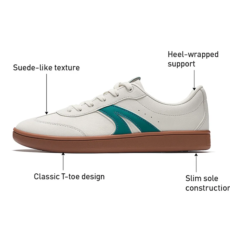 ANTA TT Berlin Classic German Trainer | Lightweight Soft Sole Retro Sneakers