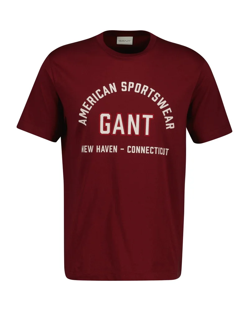 Gant Printed Graphic Short Sleeve T-Shirt