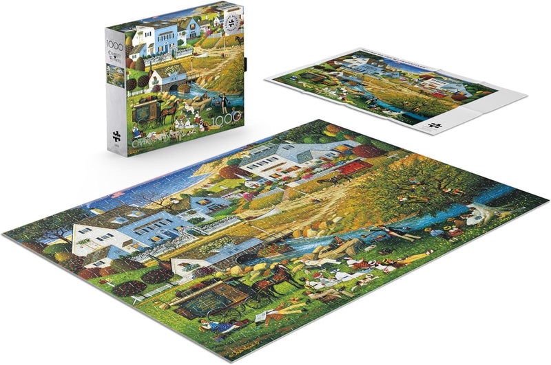 Buffalo Games ألعاب بوفالو - تشارلز ويسوكي - كلب آل باكرفيلز - 1000 قطعة لغز للبالغين - لغز تحدي مثالي لليالي الألعاب - الحجم النهائي هو 26.75 × 19.75 - Image 4