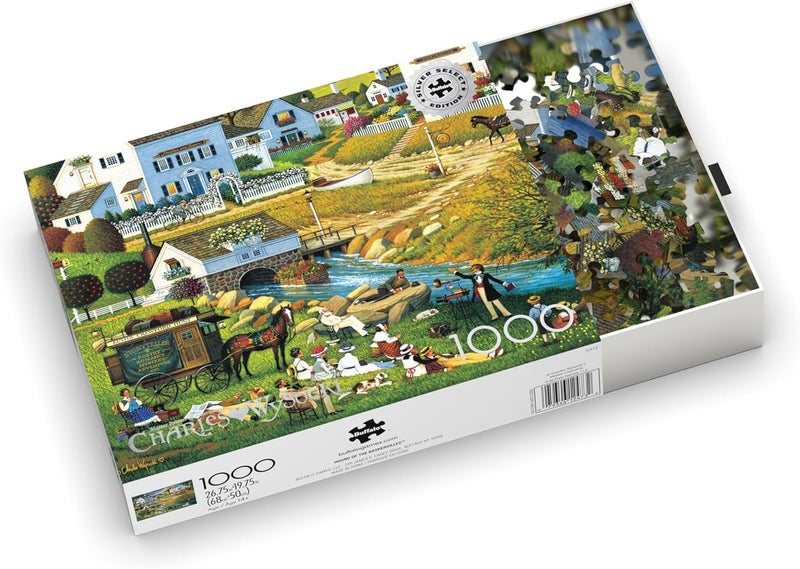 Buffalo Games ألعاب بوفالو - تشارلز ويسوكي - كلب آل باكرفيلز - 1000 قطعة لغز للبالغين - لغز تحدي مثالي لليالي الألعاب - الحجم النهائي هو 26.75 × 19.75 - Image 5
