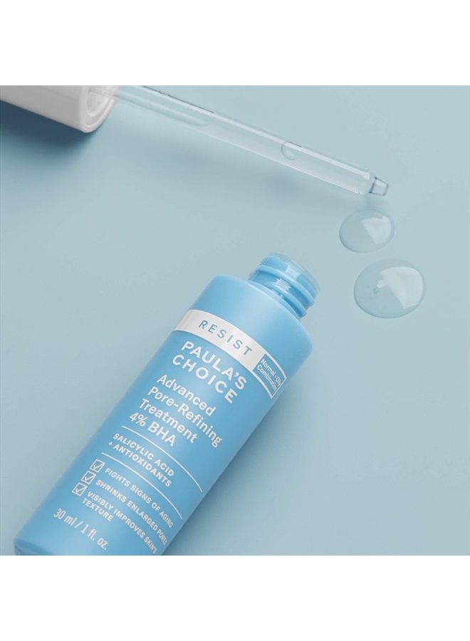 PAULA'S CHOICE RESIST Advanced Pore Refining Treatment 4% BHA Serum, Salicylic Acid & Green Tea, Anti-Aging Exfoliant for Oily Skin, 1 Ounce - Image 2