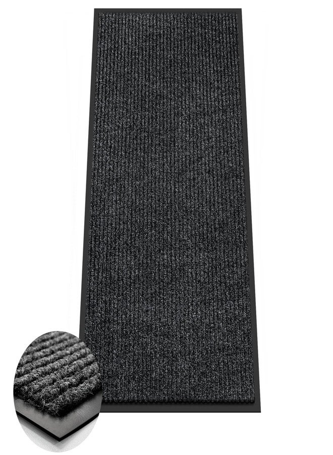 Azadx 2'x4' Indoor Outdoor Door Mat Heavy Duty Front Door Mat Ultra Absorbent Muddy Dirt Resist Welcome Door Mats Non-Slip Backing Entrance Mat for Home Commercial Outdoor Entrance Floor Mat - Image 1
