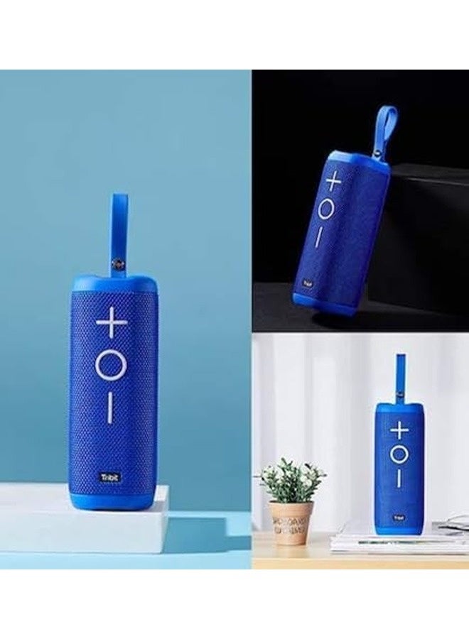 تريبيت سماعة بلوتوث StormBox BTS30 – أزرق | صوت محيطي 360° قوي بقدرة 24 واط، تقنية XBass، تشغيل حتى 20 ساعة، مقاومة للماء بمعيار IPX7، اقتران لاسلكي بتقنية TWS - Image 3