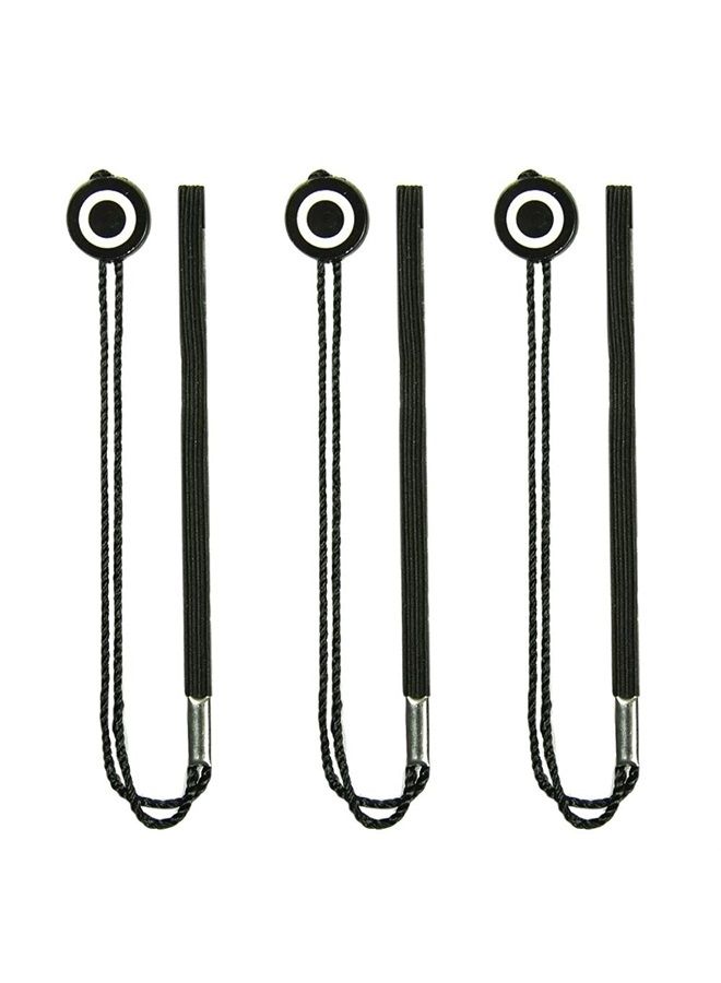 Foto&Tech Camera Lens Cap Keeper Holder with Elastic String Anti-Loss. Compatible with Canon, Nikon, Sony, Panasonic, Fujifilm, Pentax, Sigma DSLR SLR Evil Mirrorless Cameras Video Cameras (3 Pack) - Image 1