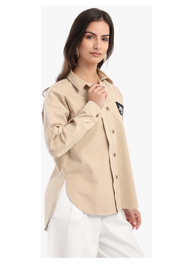 Carina Long Sleeve Shirt With Print - Image 2