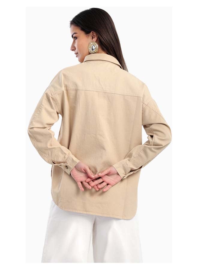 Carina Long Sleeve Shirt With Print - Image 3