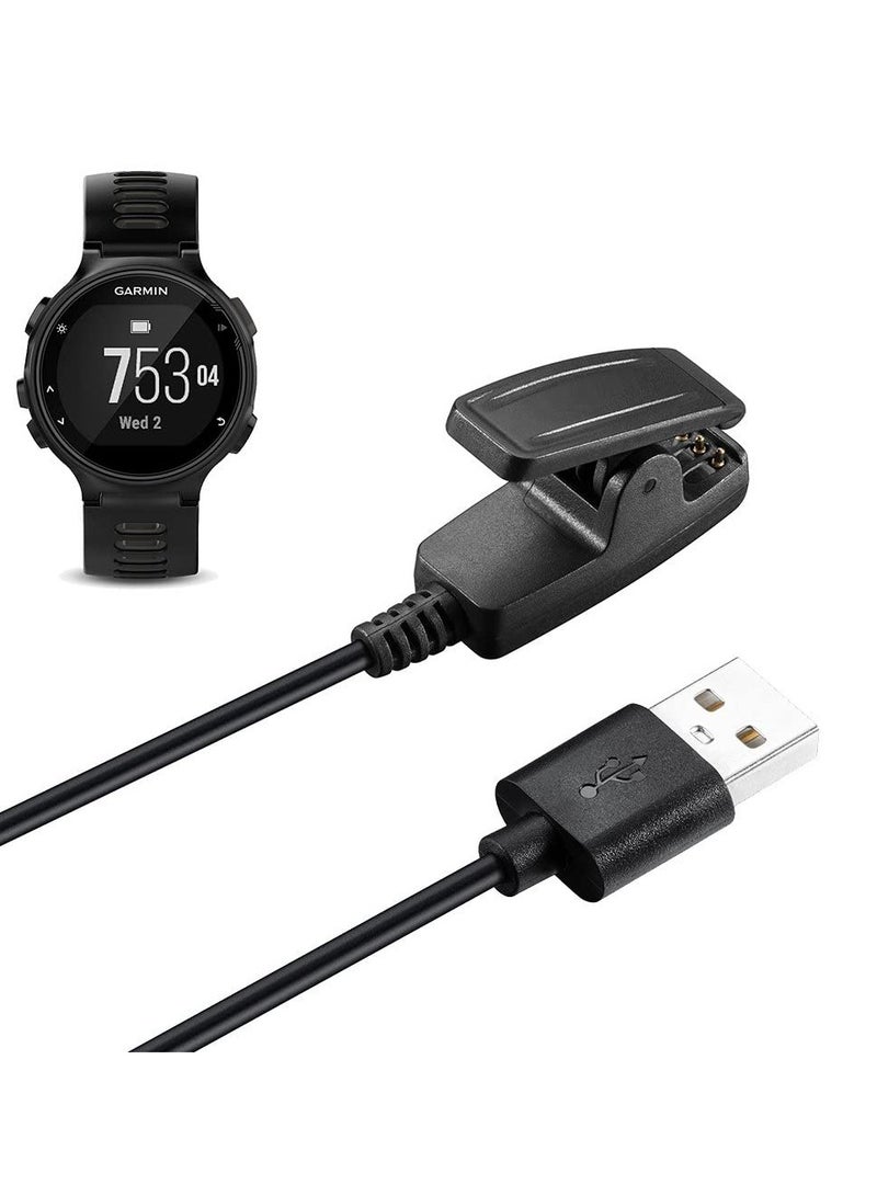 Charging Cable Data Clip Cradle Charger 5V Compatible with Forerunner 235 630 230 735XT 35/30 Watch for Vivomove HR/Approach S20  - Image 1