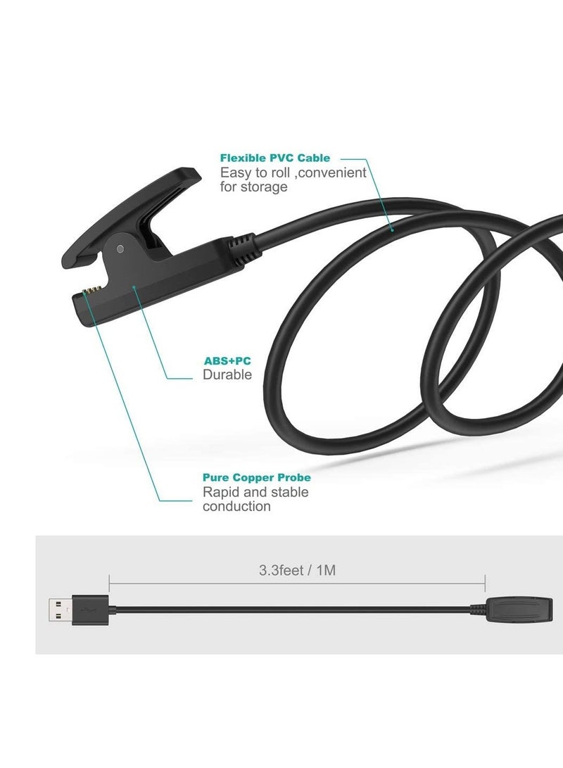 Charging Cable Data Clip Cradle Charger 5V Compatible with Forerunner 235 630 230 735XT 35/30 Watch for Vivomove HR/Approach S20  - Image 4