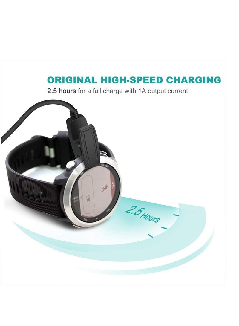 Charging Cable Data Clip Cradle Charger 5V Compatible with Forerunner 235 630 230 735XT 35/30 Watch for Vivomove HR/Approach S20  - Image 5