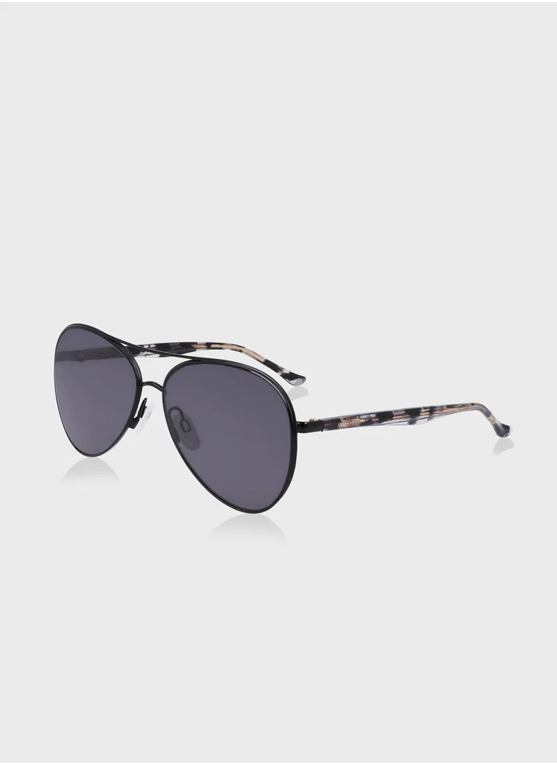 Donna Karan Aviator Sunglasses